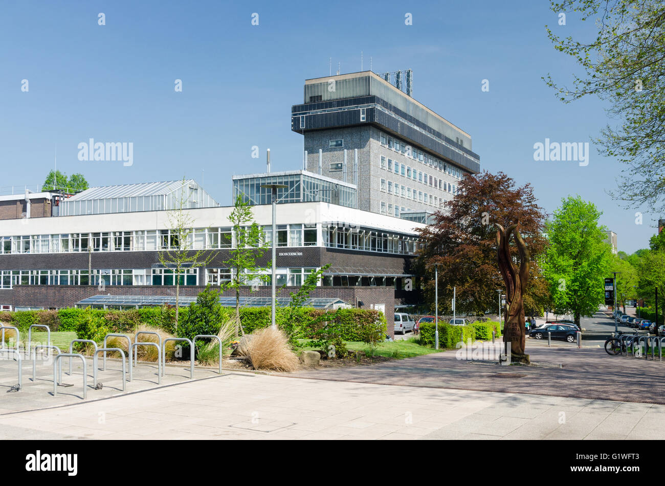 Les bâtiments du campus de l'Université de Birmingham Banque D'Images