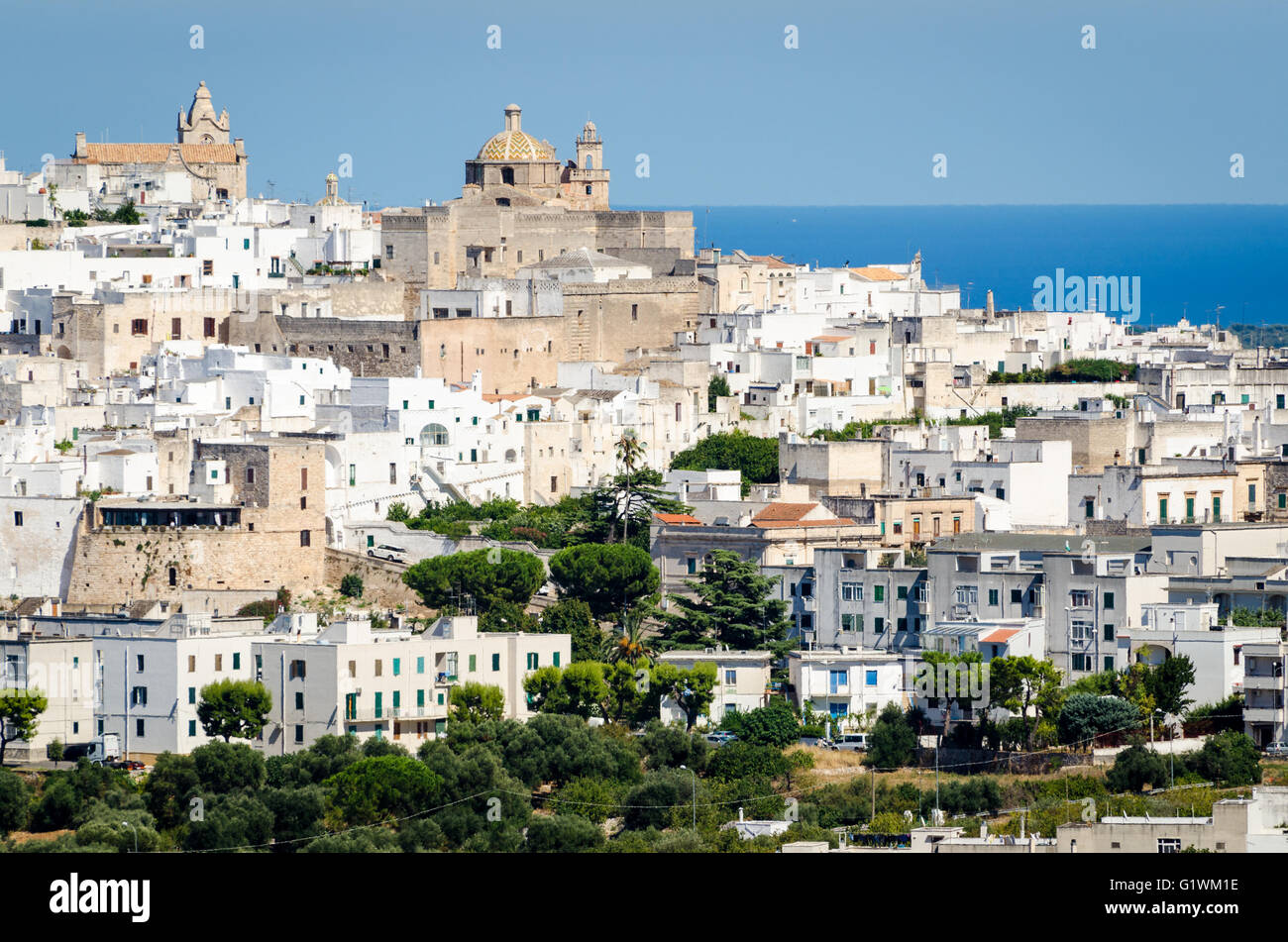 Ostuni, Pouilles (Italie) Banque D'Images