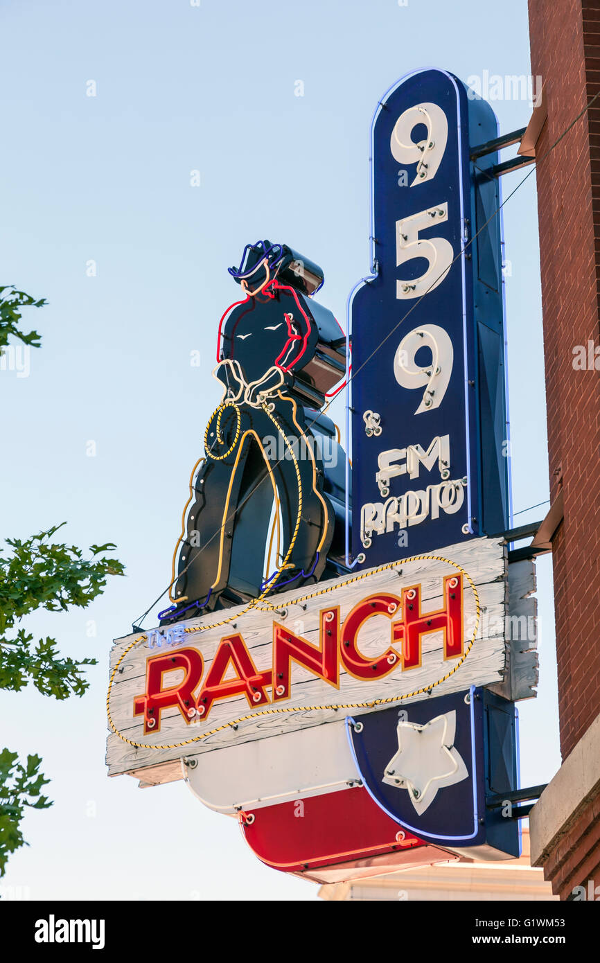 Le ranch - Country Music Station de radio à Fort Worth. Texas, États-Unis  Photo Stock - Alamy