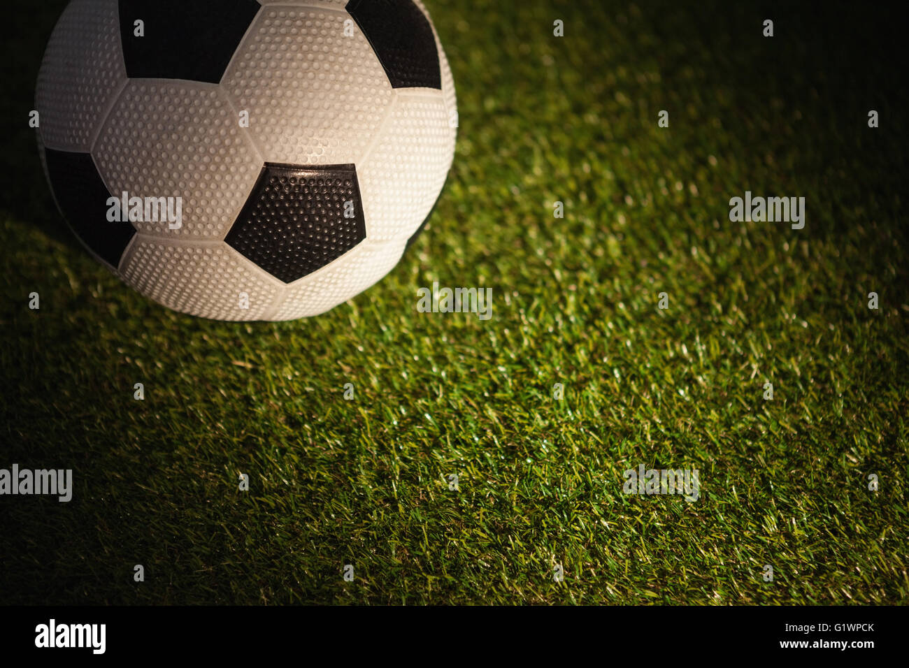 Close up of soccer ball Banque D'Images