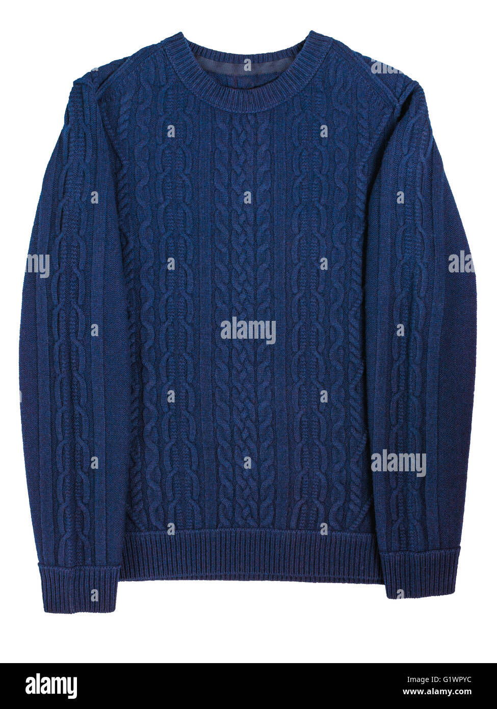 Casual men's Sweater isolé sur fond blanc Banque D'Images