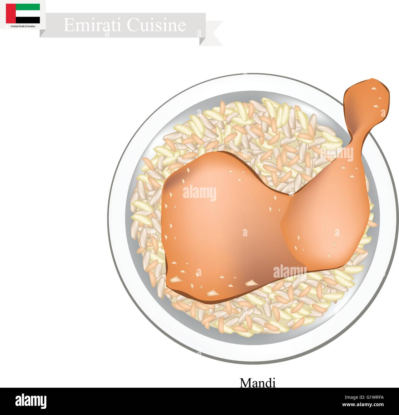 Riz mandy Banque d'images vectorielles - Alamy