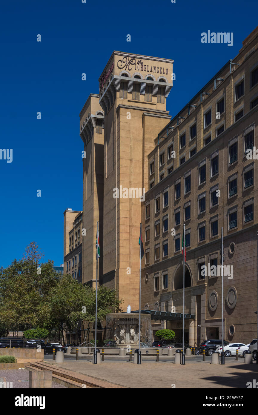 L'hôtel MichelAngelo dans Sandton Johannesburg Banque D'Images