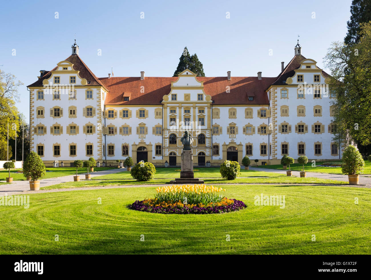 Schloss Salem château, Lac de Constance, district de Souabe, Bade-Wurtemberg, Allemagne Banque D'Images