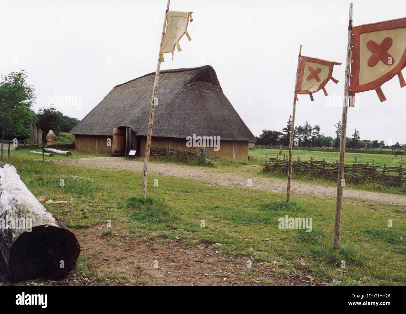 Village de Viking Banque D'Images