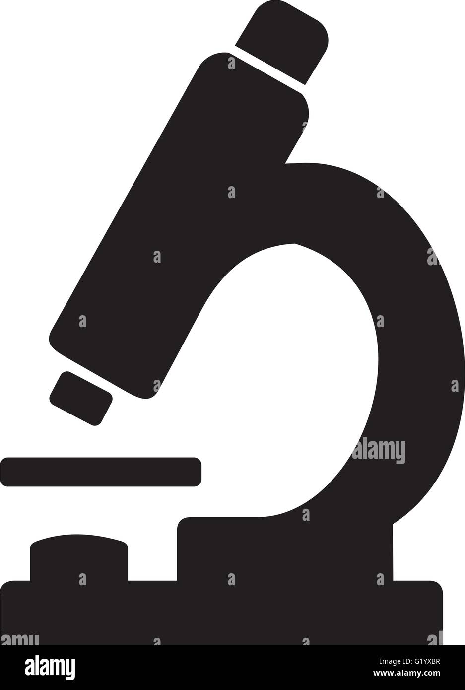 Icône de microscope Illustration de Vecteur