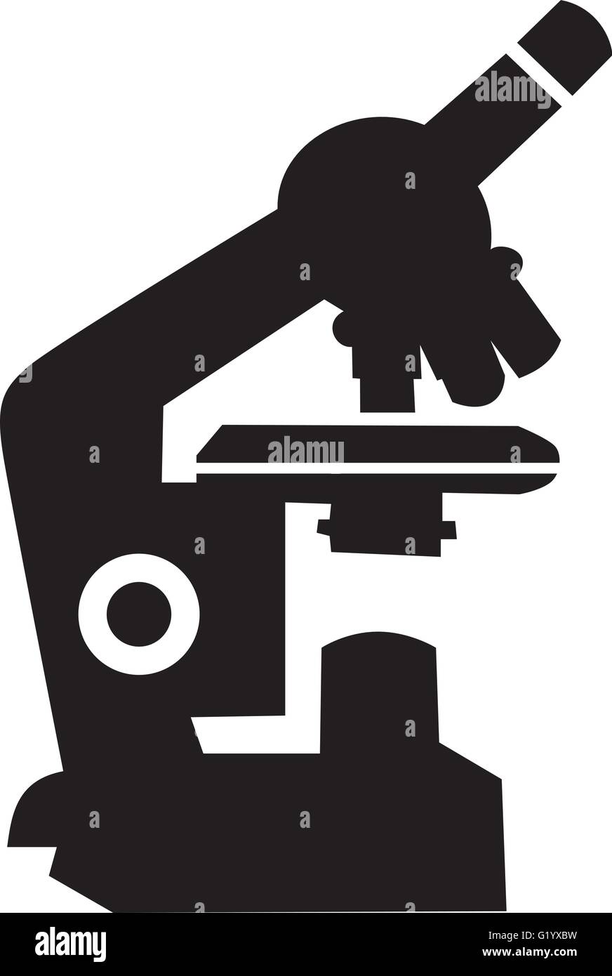 Icône de microscope Illustration de Vecteur