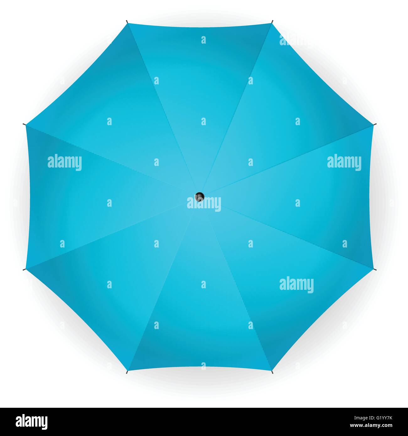 Parapluie sur un fond blanc. Vector illustration. Illustration de Vecteur