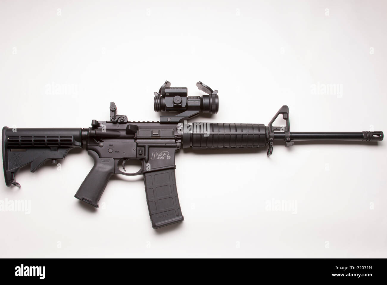 Smith & Wesson M&P15 fusil à portée de Vortex Banque D'Images