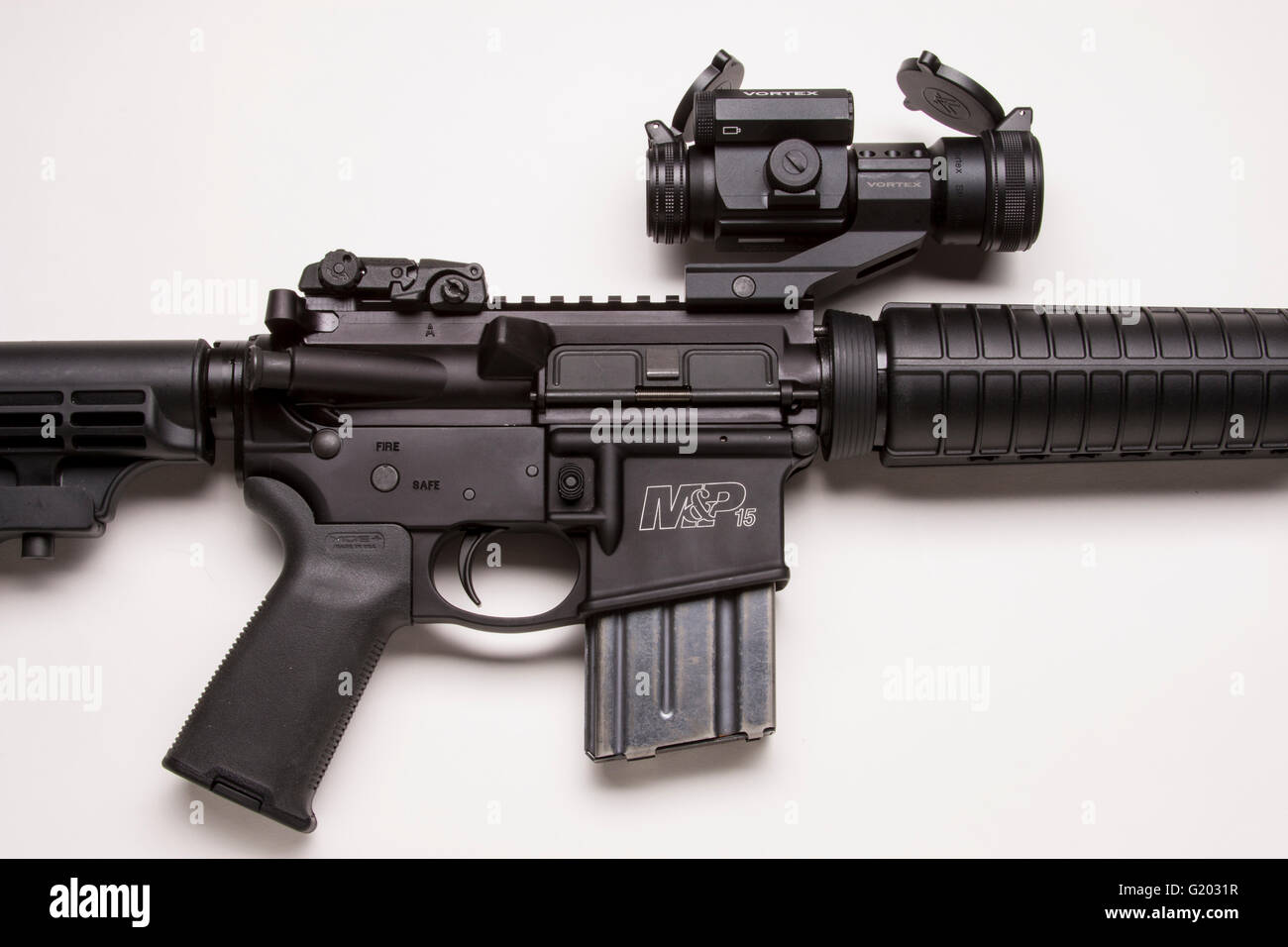 Smith & Wesson M&P15 fusil à portée de Vortex Banque D'Images