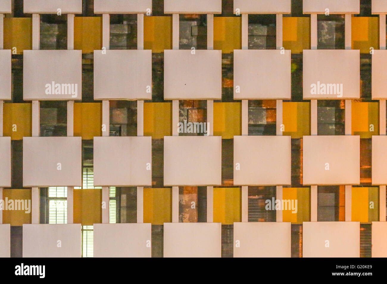 La façade d'un bâtiment à la Nouvelle-Orléans, LA Banque D'Images