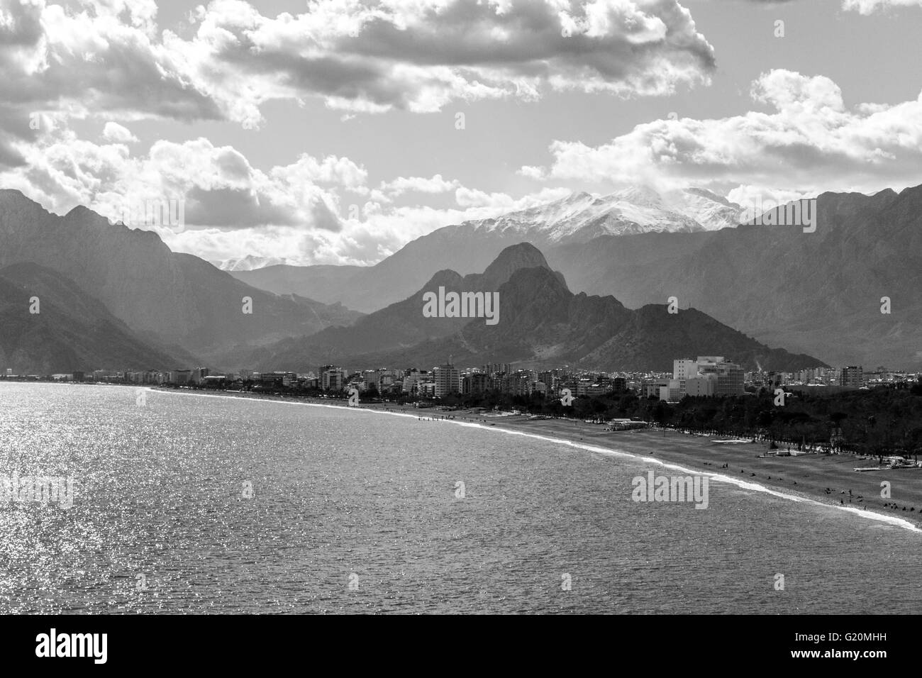 Antalya est une ville dans le sud de la Turquie par la mer Méditerranée Banque D'Images