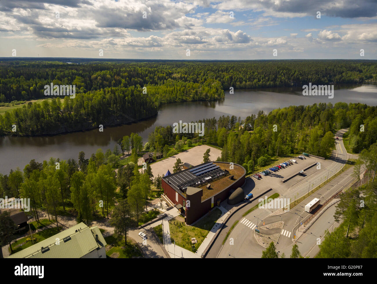 Centre de la nature finlandaise, nuuksio, Finlande Banque D'Images