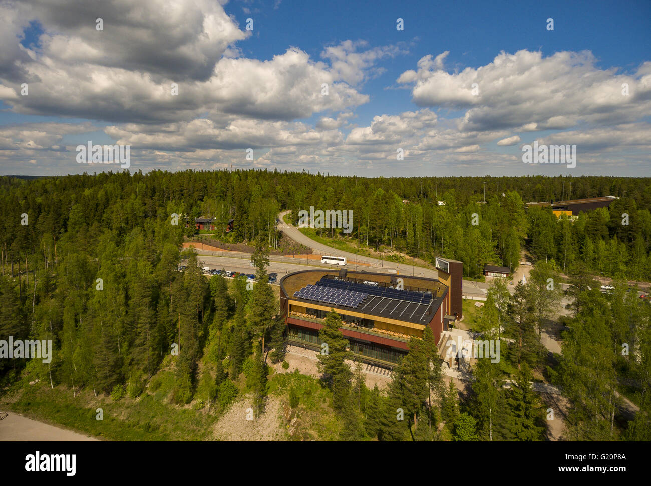 Centre de la nature finlandaise, nuuksio, Finlande Banque D'Images
