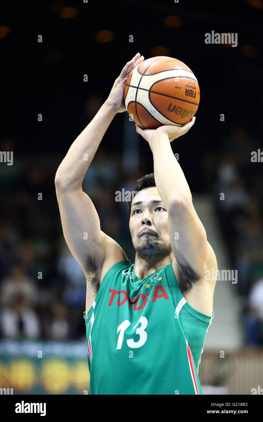 Nd Gymnase de Yoyogi, Tokyo, Japon. 21 mai, 2016. Shohei Kikuchi (ALVARK), le 21 mai 2016 - Basket-ball : Ligue Nationale de Basket-ball 'LBN' 2015-2016 demi-finale des séries éliminatoires entre TOYOTA ALVARK TOKYO 67-69 hippocampes AISIN à Mikawa 2e Gymnase de Yoyogi, Tokyo, Japon. © AFLO SPORT/Alamy Live News Banque D'Images