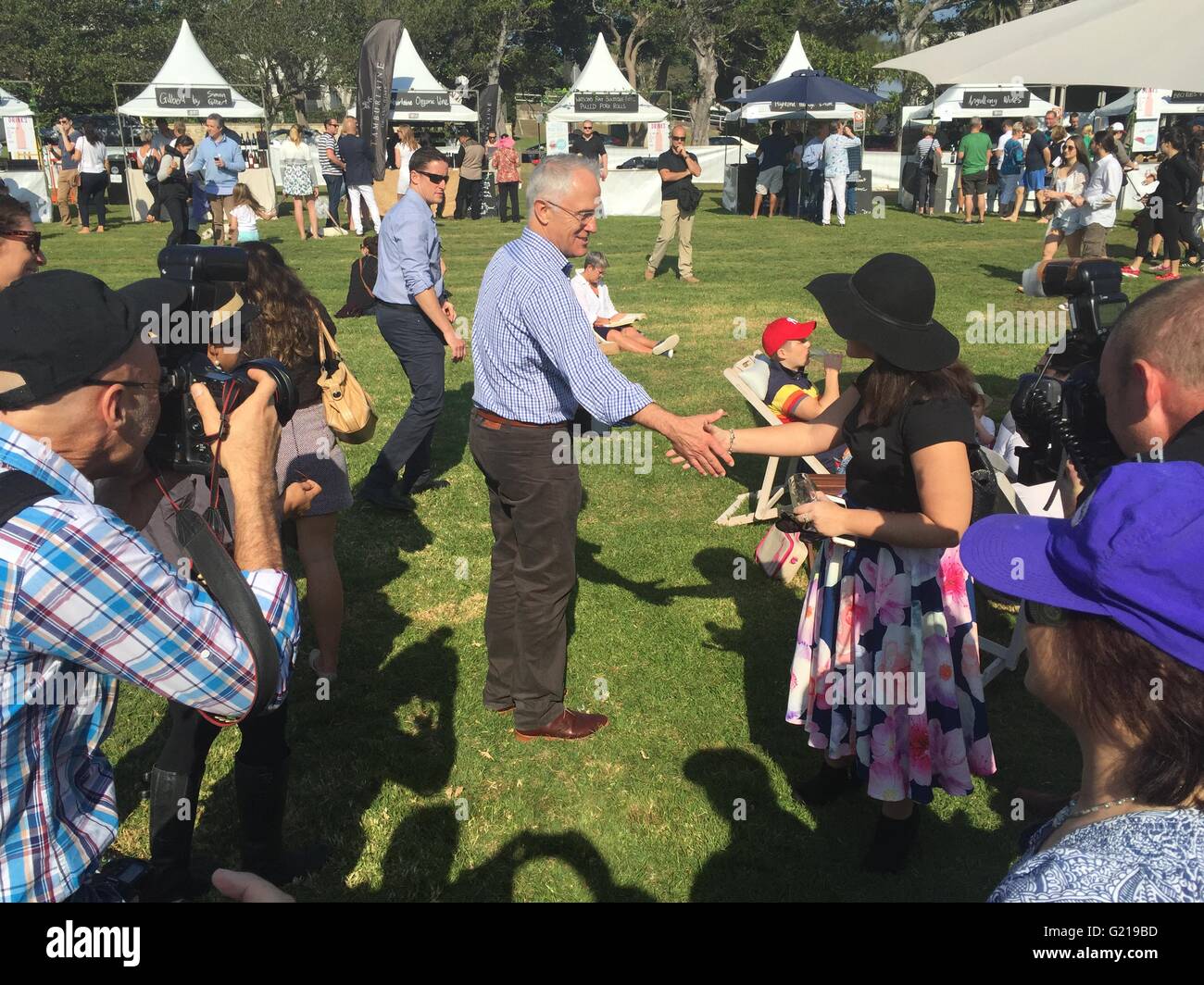 Malcolm Turnbull - Le Premier Ministre de l'Australie Banque D'Images