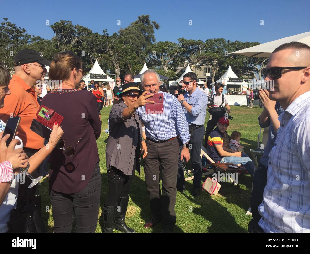 Malcolm Turnbull - Le Premier Ministre de l'Australie Banque D'Images