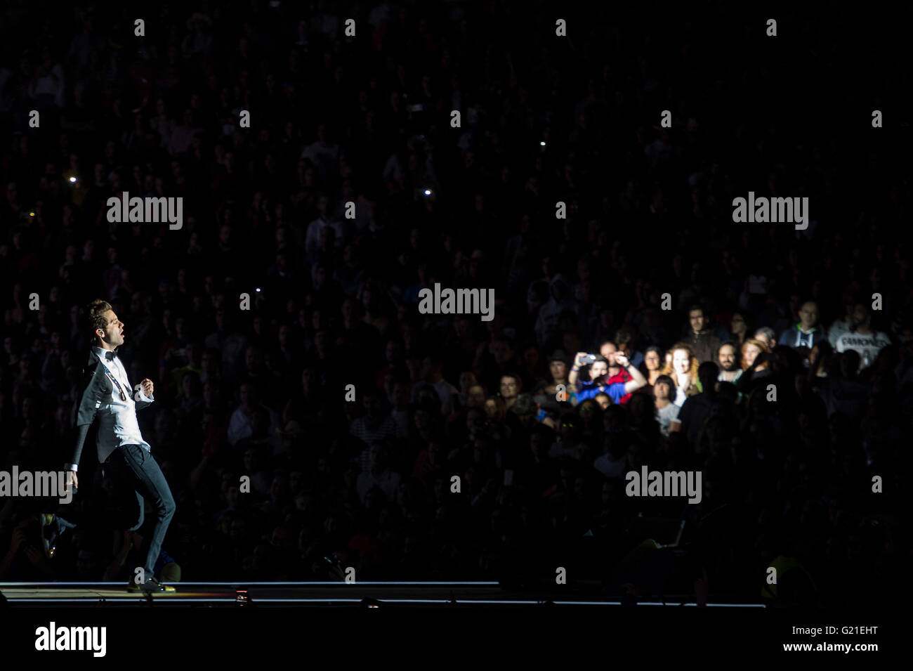 "Mika" concert à Rock in Rio le Liban singer à partir de Londres. Lisbonne, Portugal. le 18 mai 2016. (Photo de Gonçalo Silva) Banque D'Images