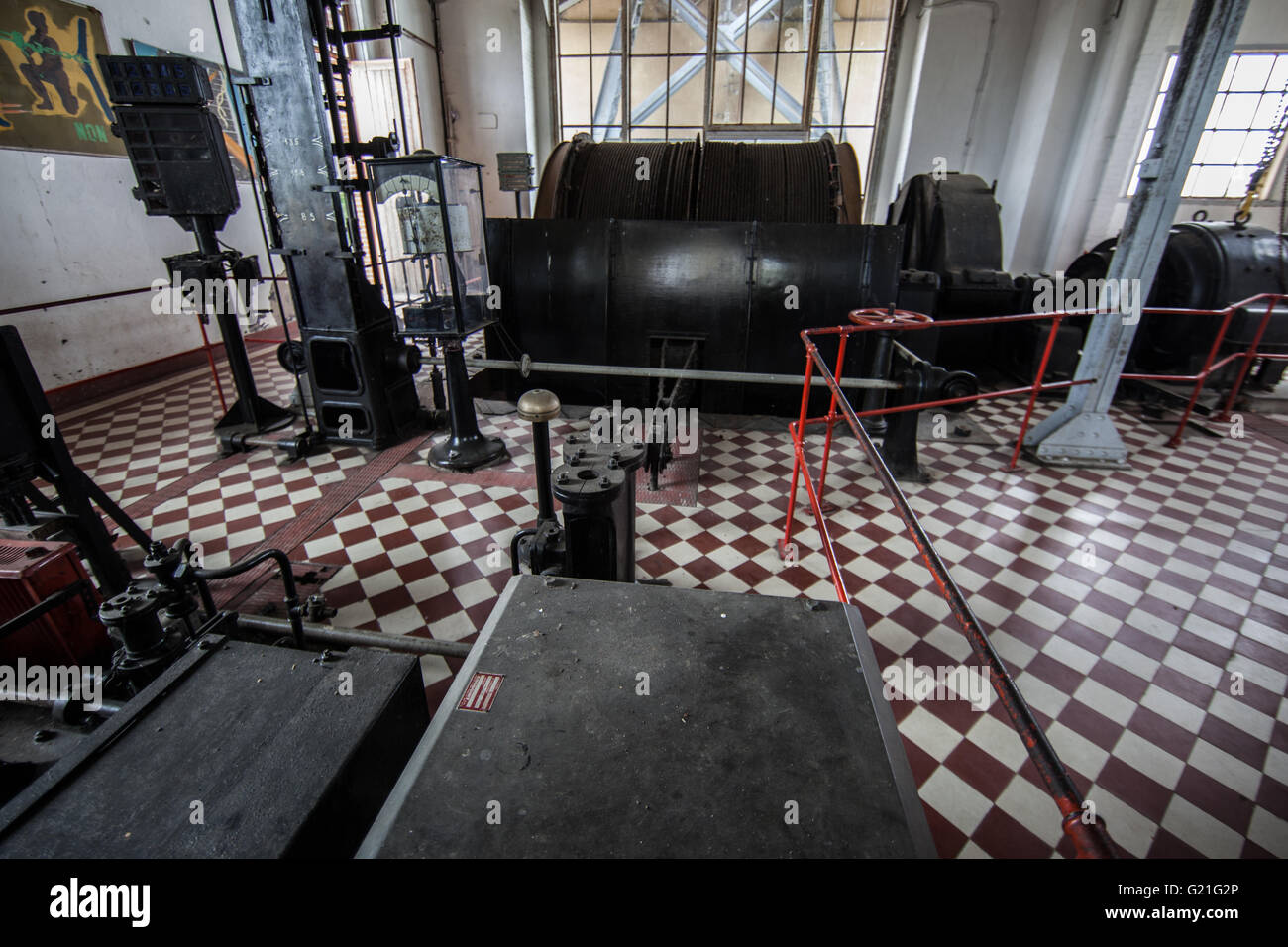 Le Musée de la mine départemental Cagnac-les-Mines (Tarn, France) Banque D'Images