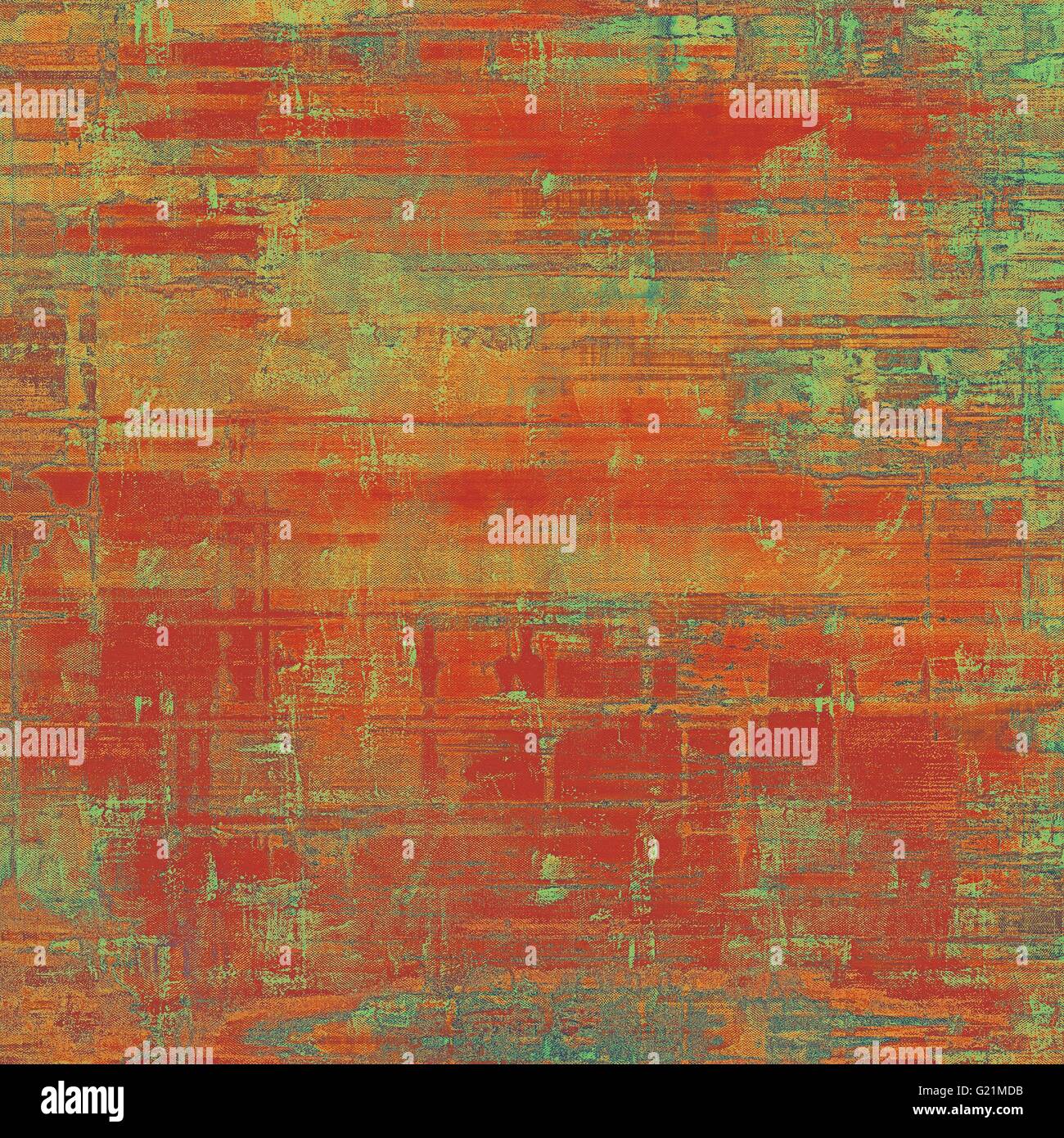 Grunge fond pour un style vintage créateur de l'affiche. Avec différents motifs couleur : jaune (beige) ; Brown ; vert ; rouge (orange) ; rose Banque D'Images