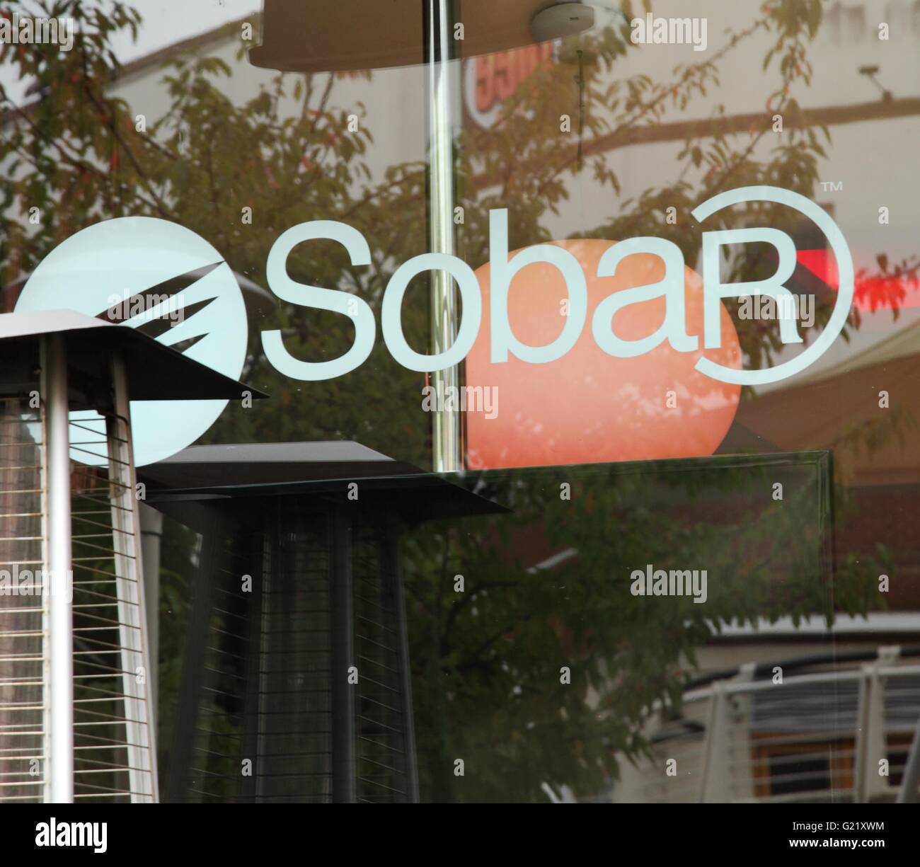 Sobar bar restaurant à Birmingham, UK Banque D'Images Sobar bar restaurant à Birmingham, UK Banque D'Images