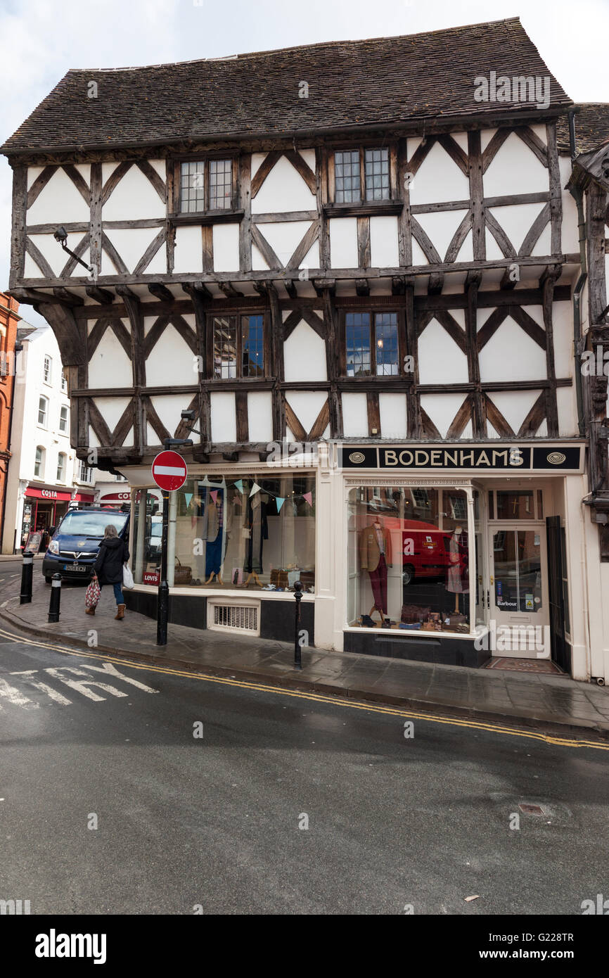 Bodenhams of Ludlow, Un grand magasin indépendant géré par une famille à Ludlow, Shropshire, Angleterre, Royaume-Uni Banque D'Images