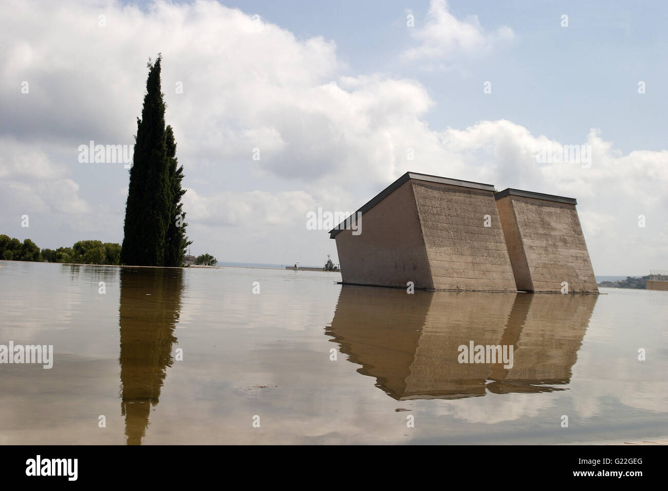 Fundació Pilar i Joan Miró a Mallorca, à l'extérieur, l'architecture intérieure, art, musée, Joan Mirò, Palma de Mallorca, Espagne, artiste Banque D'Images