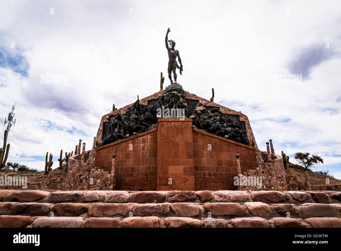 Monument de l'indépendance, Humahuaca, province de Jujuy, Argentine Banque D'Images