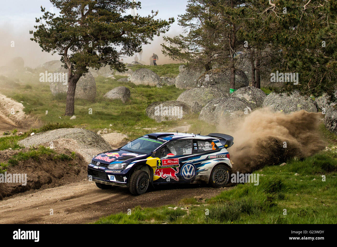 Jari-Matti Latvala, Miikka Anttila, Volkswagen Polo R WRC Banque D'Images