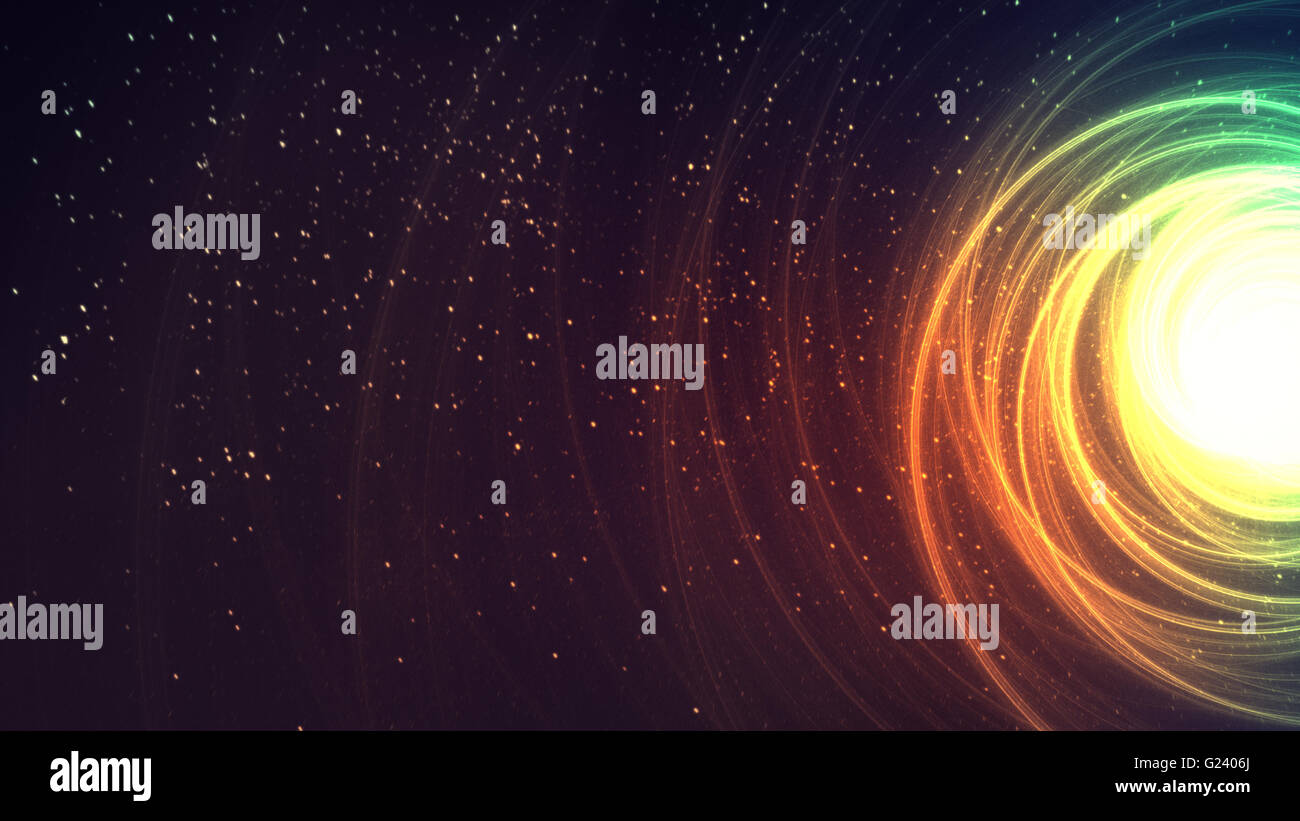 Dark Glow Science-fiction Banque D'Images