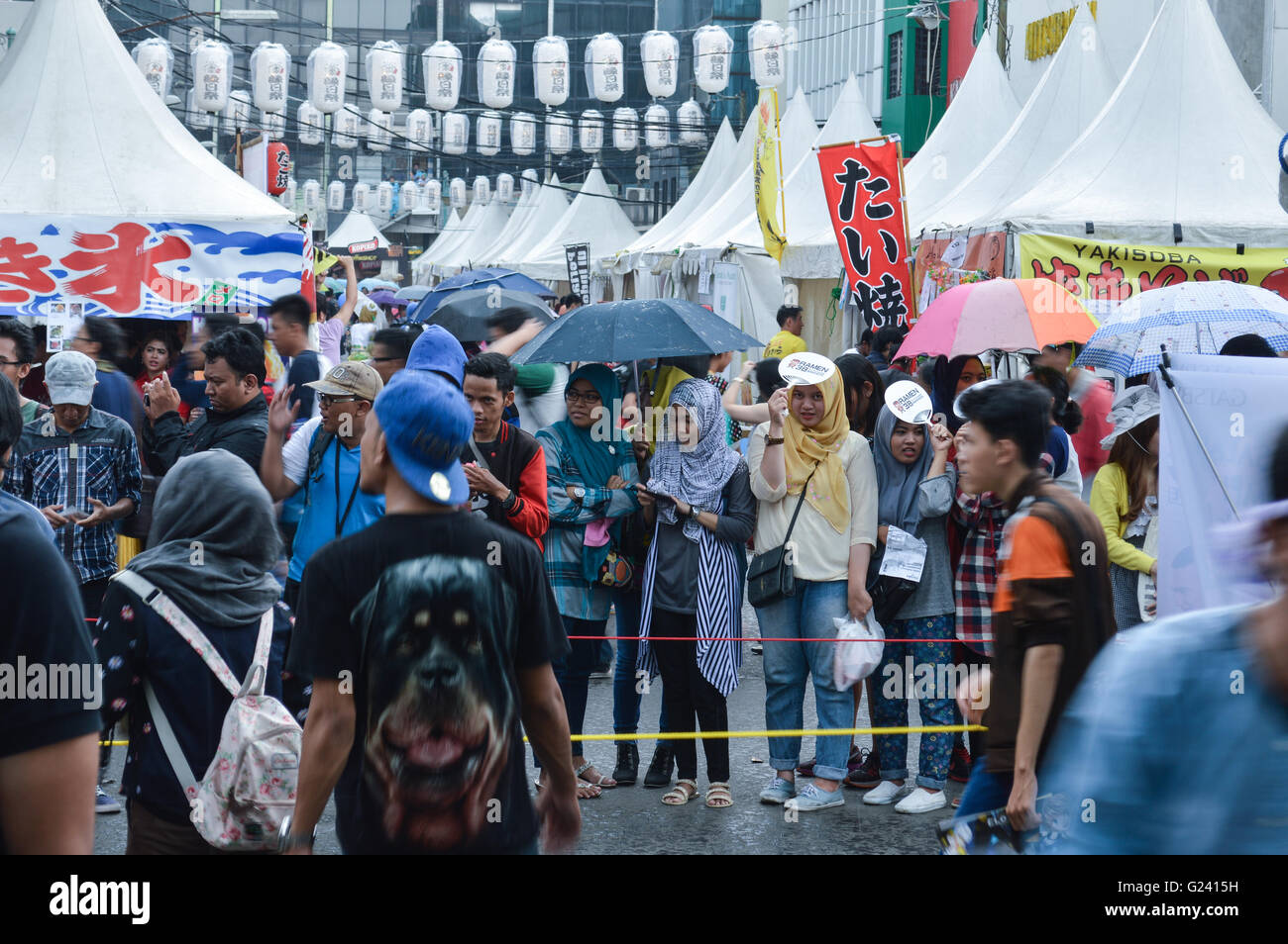 Ennichisai Little Tokyo Japon festival. Blok M, Jakarta, Indonésie Banque D'Images