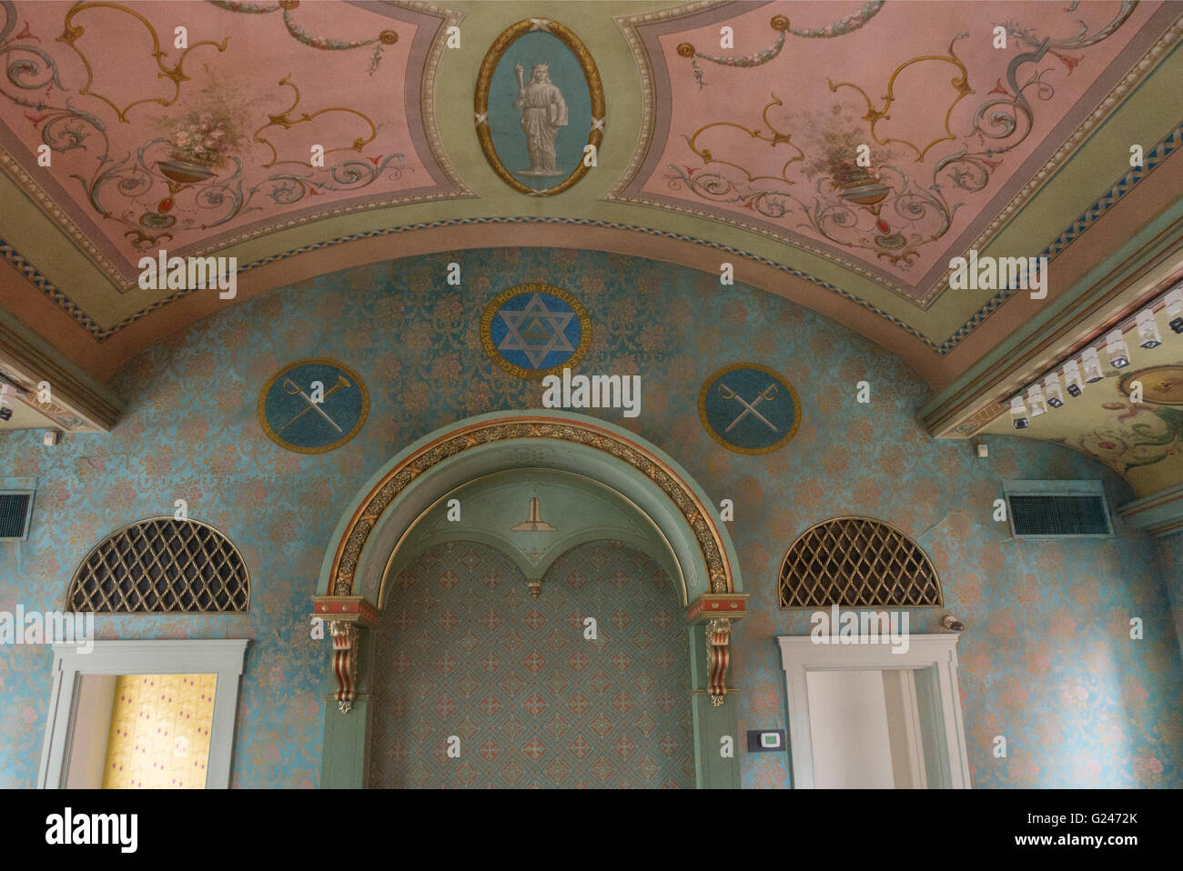 Grande Loge de Pennsylvanie Lancaster Banque D'Images