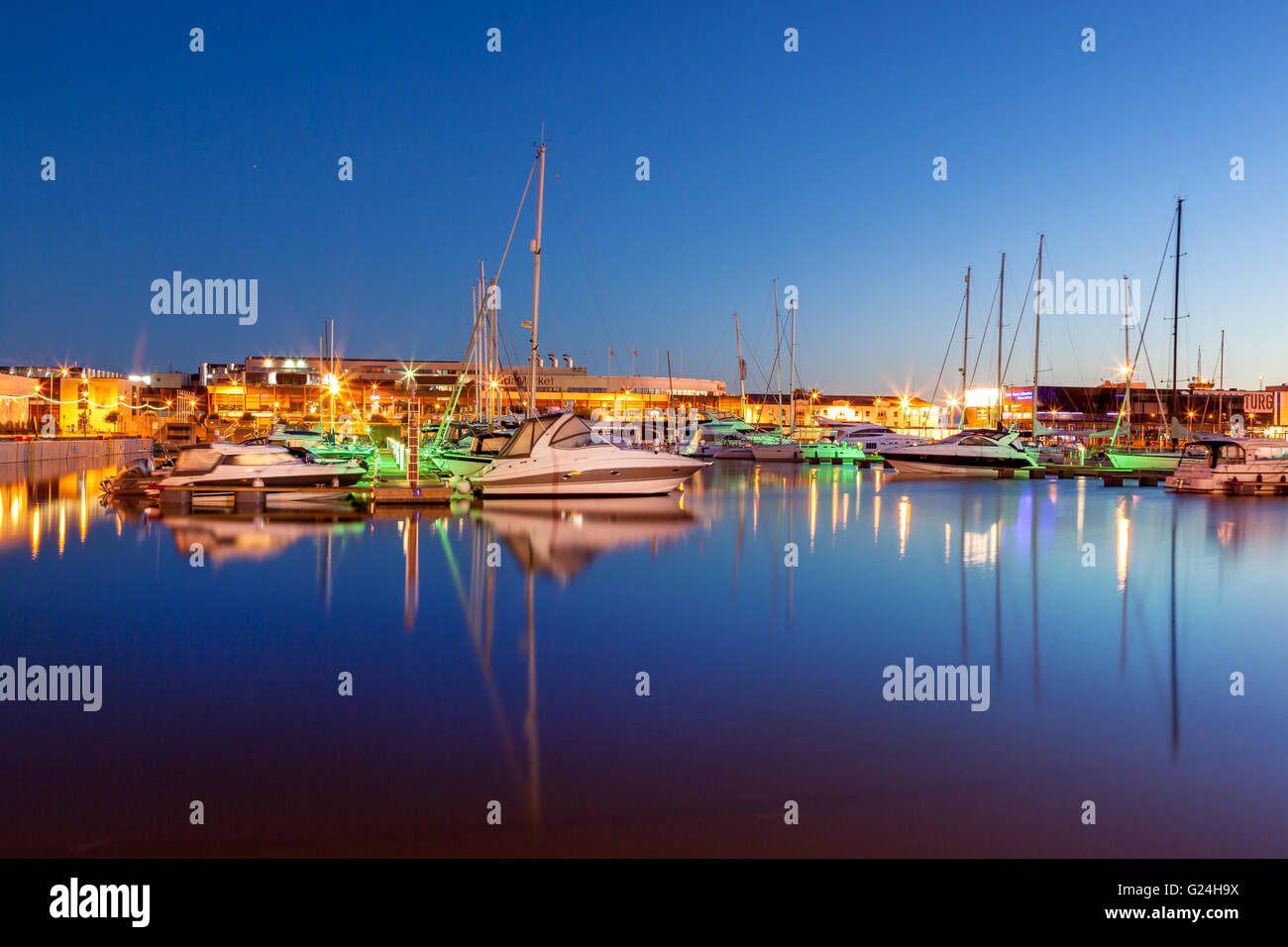 , Le port de plaisance de la vieille ville de Tallinn est la capitale de l'Estonie, se trouve sur la côte sud du golfe de Finlande. Banque D'Images