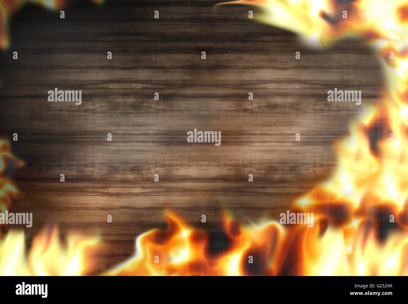 Fire Flames Background Banque D'Images