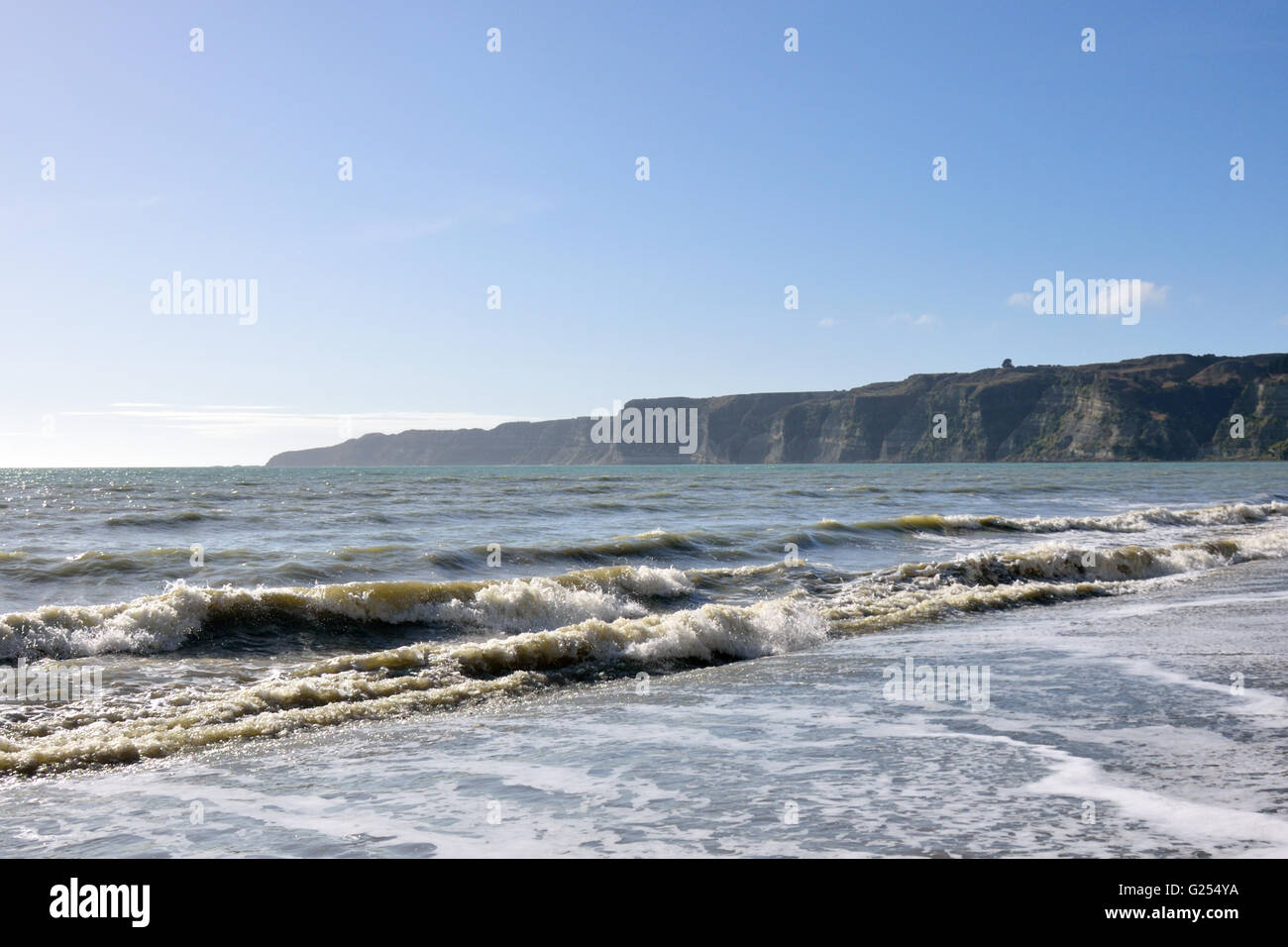 Cape Kidnappers de Clifton Banque D'Images