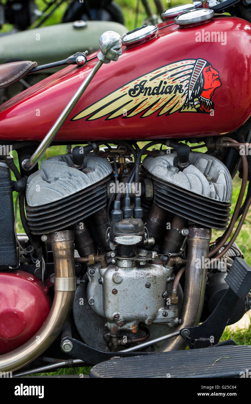741b moto Scout indien. American Classic motorcycle Banque D'Images