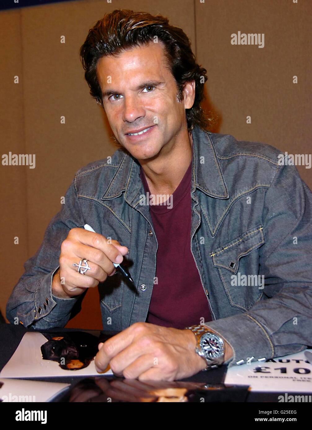 LORENZO LAMAS au London film and comic con à earls Court Londres 22/07/2008 Photo par : Brian Jordan / Retna Photos Job : Ref : Björn - *droits mondiaux* Banque D'Images