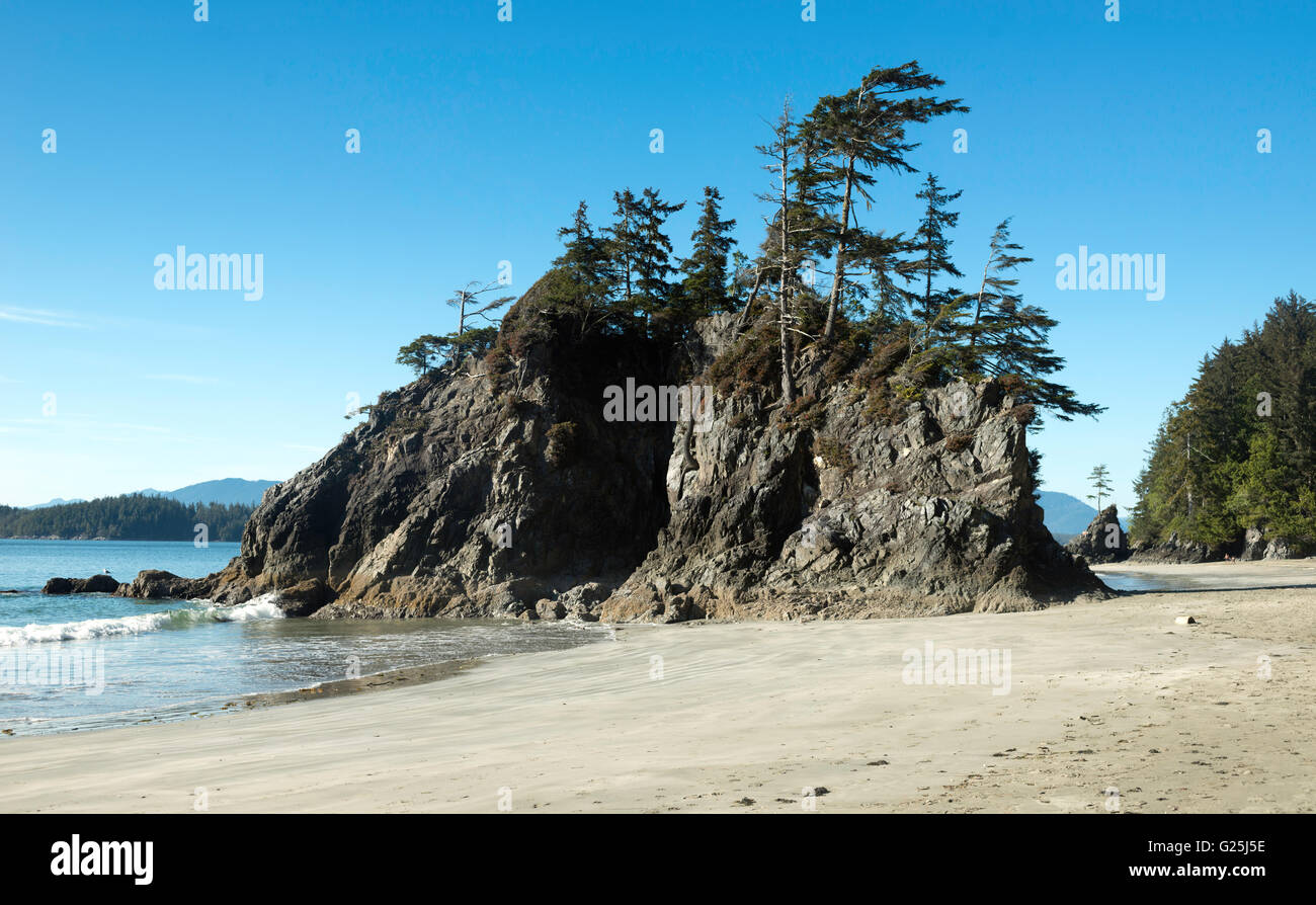 Journée ensoleillée dans la région de Brady's beach,BC Banque D'Images