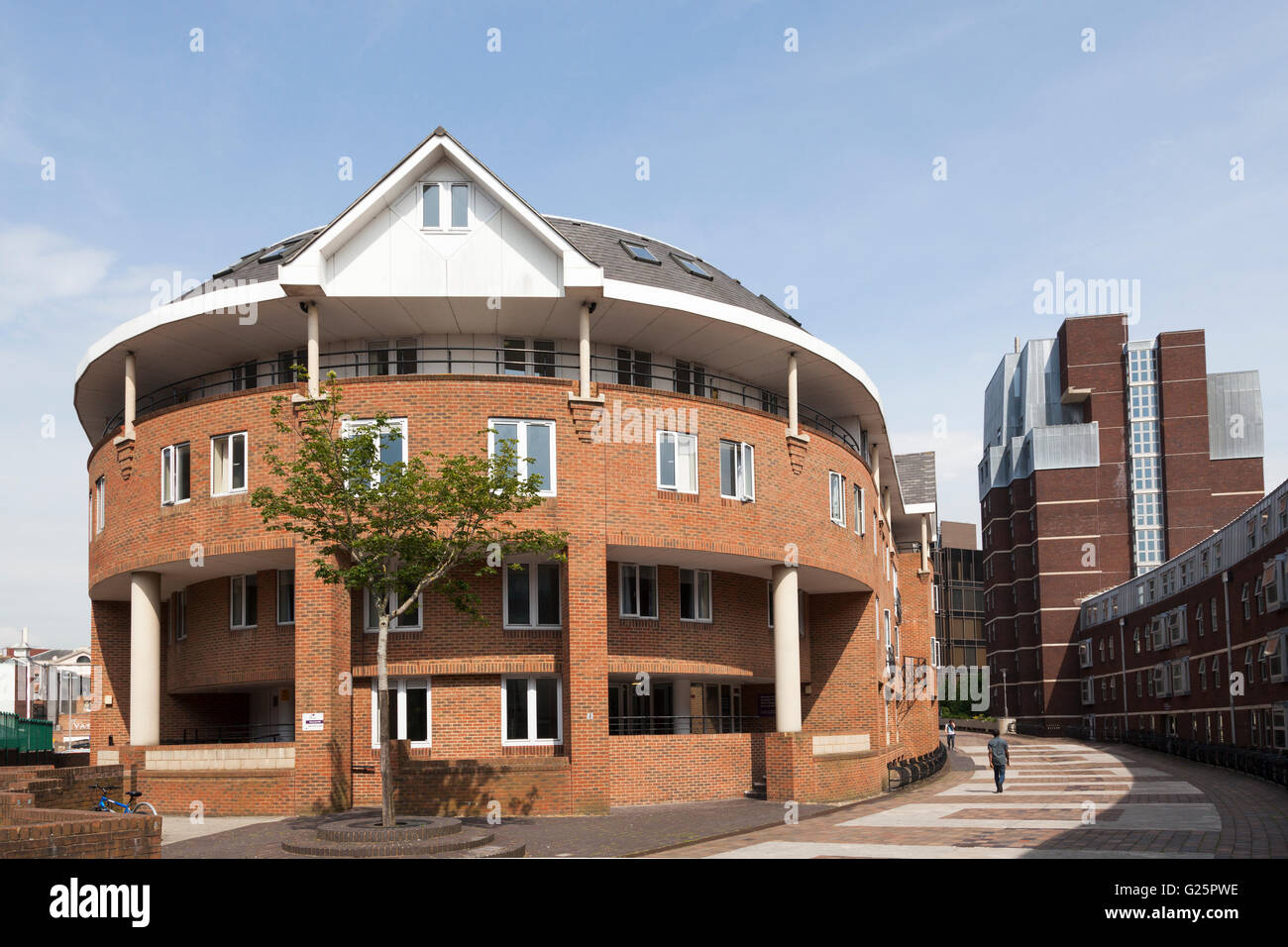 Université de Portsmouth, Harry Loi Halls of Residence, Portsmouth, Angleterre du Sud-Est, en Angleterre, Grande-Bretagne Banque D'Images