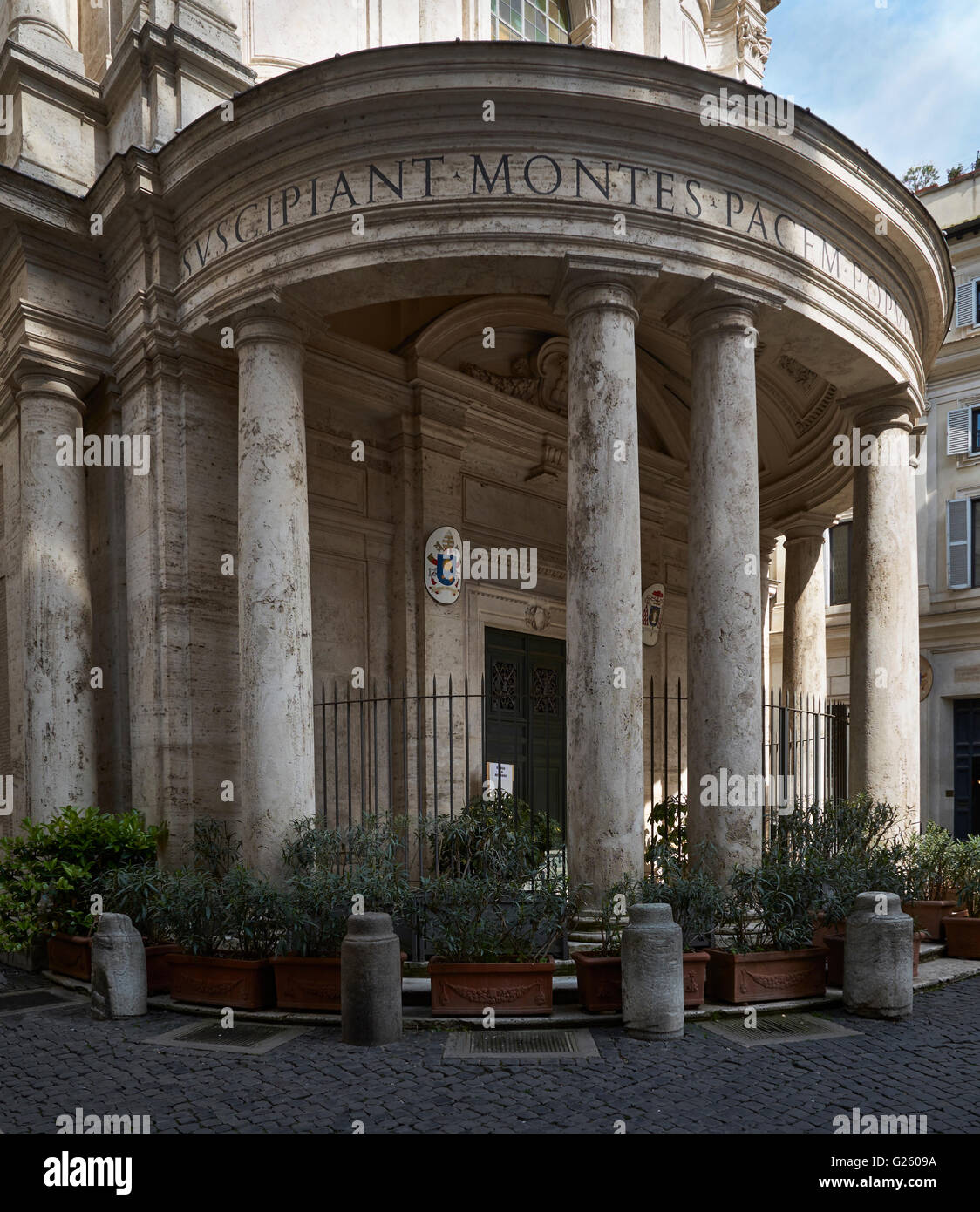 Portique Santa Maria della Pace Banque D'Images