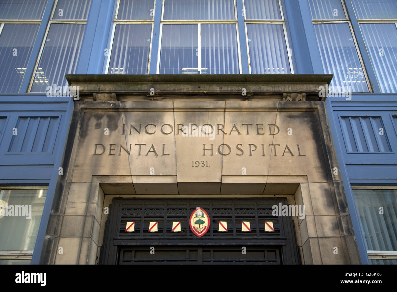 L'hôpital dentaire Sauchihall Street, Glasgow, Scotland, UK. Banque D'Images