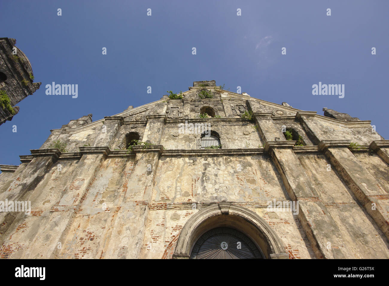Église de Paoay, près de Laoag, dans le nord de Luzon, Philippines Banque D'Images