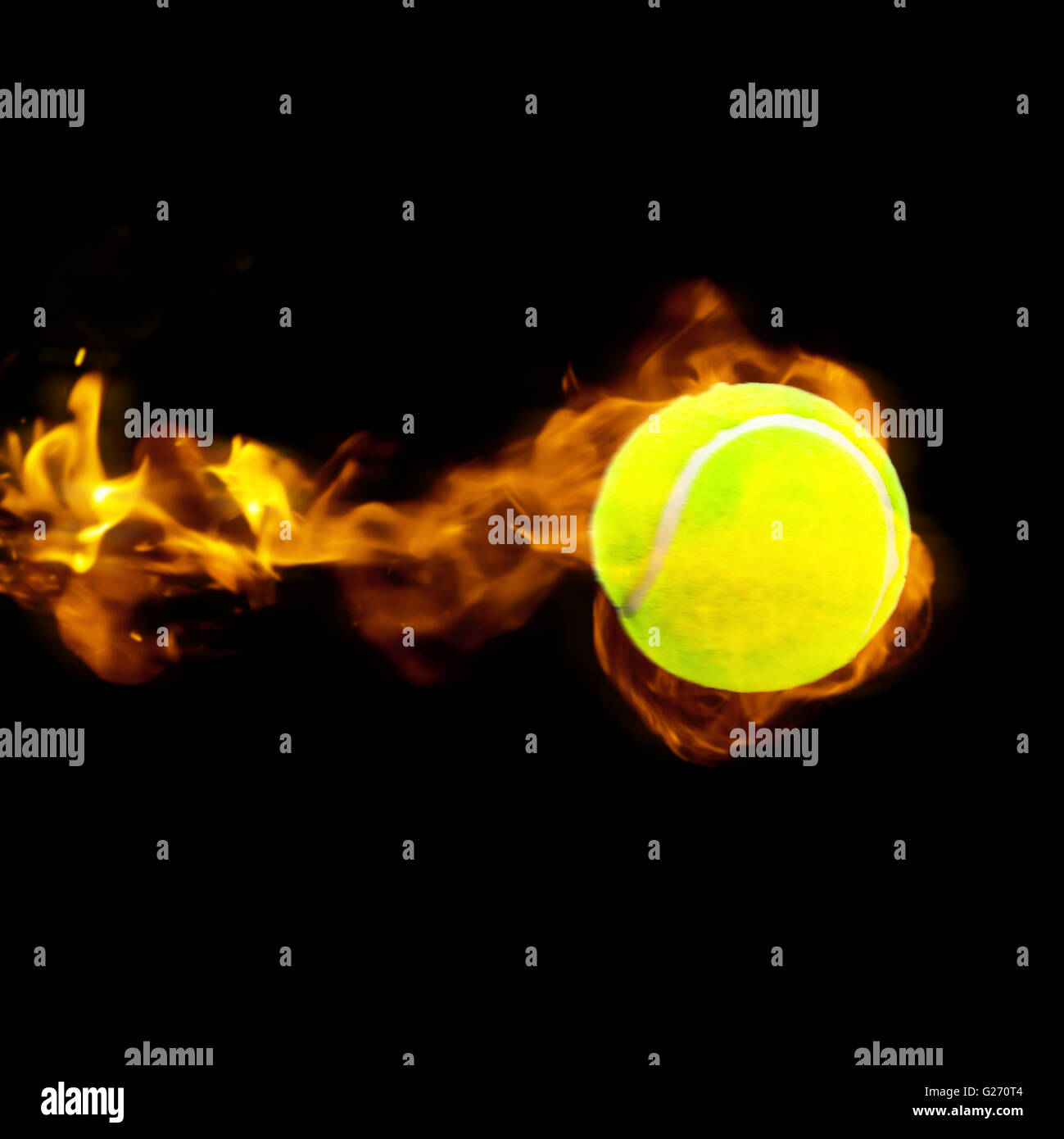 Image composite du feu Banque D'Images