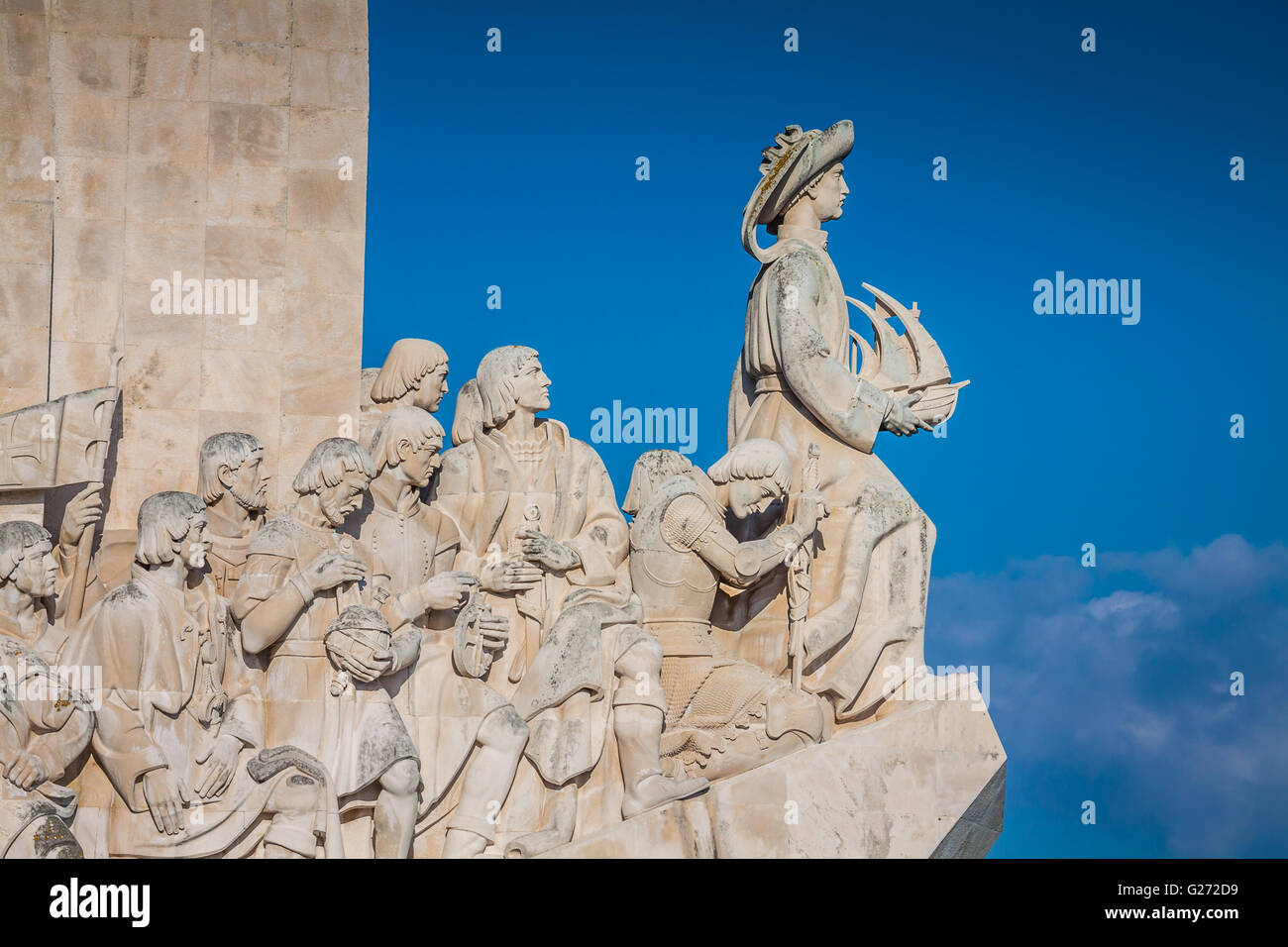Monument des Découvertes du nouveau monde en Lisboa, Portugal Banque D'Images