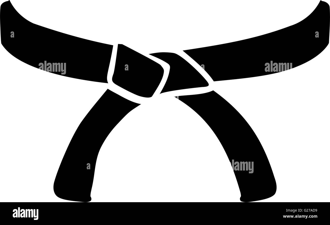 Judo belt Banque d'images vectorielles - Alamy