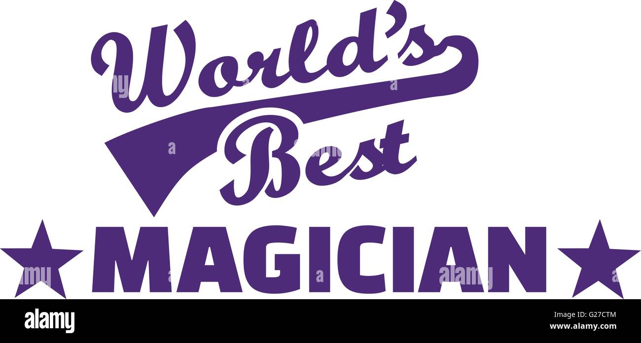 World's Best Magician Illustration de Vecteur