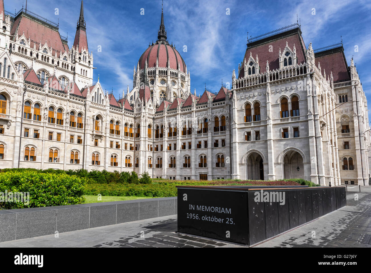 Le Parlement hongrois à Budapest2 Kossuth Banque D'Images