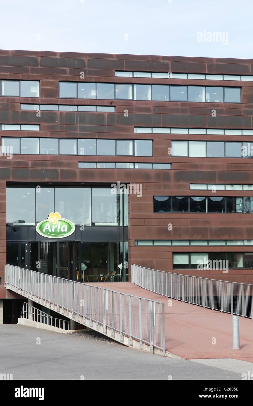 Arla Foods immeuble de bureaux à Aarhus, Danemark Banque D'Images