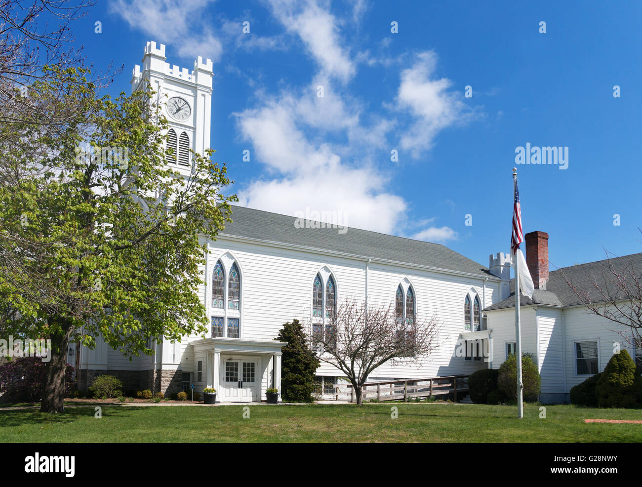 First Presbyterian Church, Southampton, Long Island, New York USA Banque D'Images