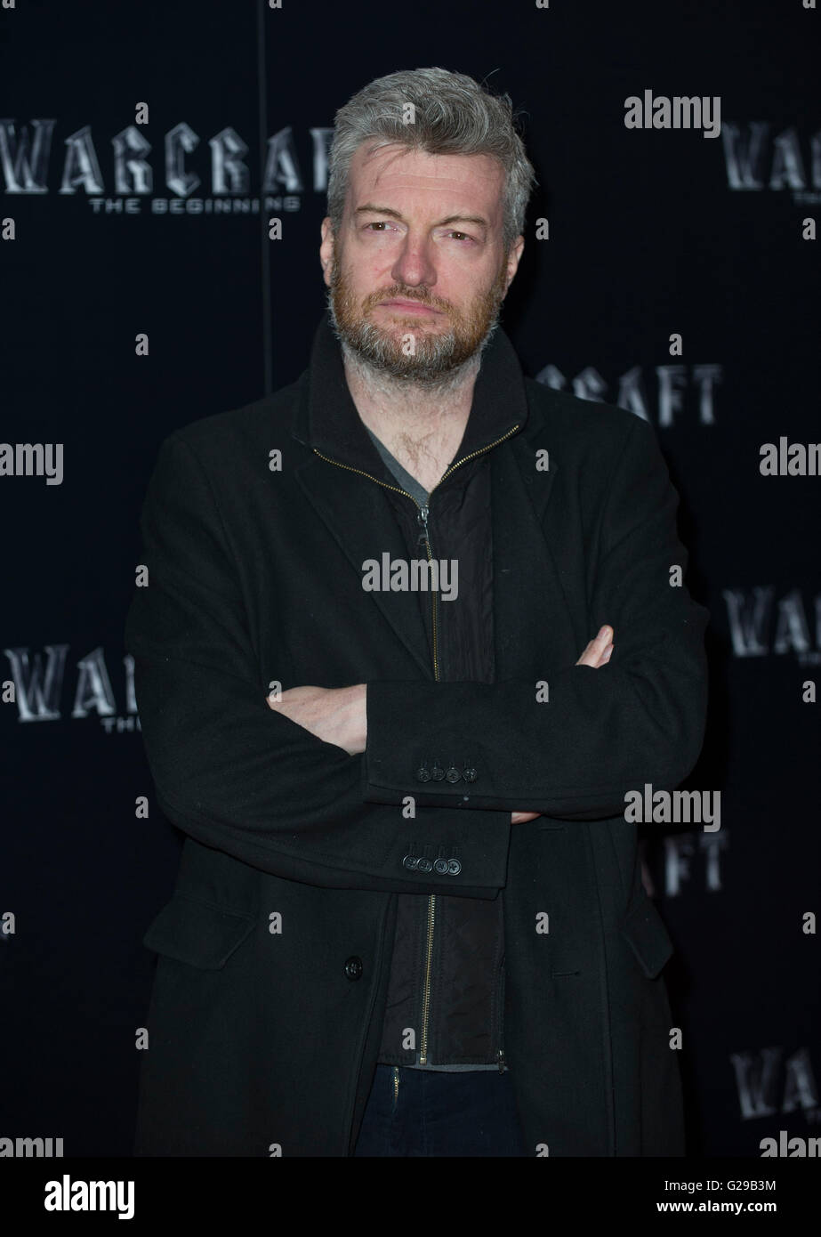 Londres, Royaume-Uni. 25 mai, 2016. Charlie Brooker assiste à la projection du film 'Warcraft', BFI Imax, Londres, Grande-Bretagne - 25 mai 2016 Credit : Gary Mitchell/Alamy Live News Banque D'Images